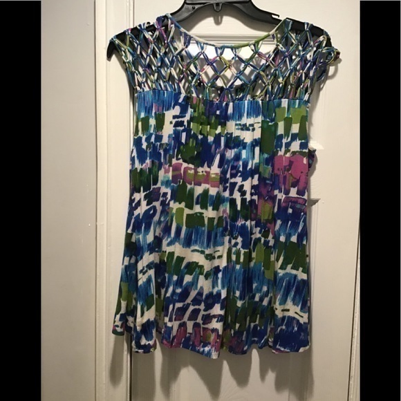 Plenty by Tracy Reese Tops - Plenty by Tracy Reese Multicolored Sleeveless Top Size S